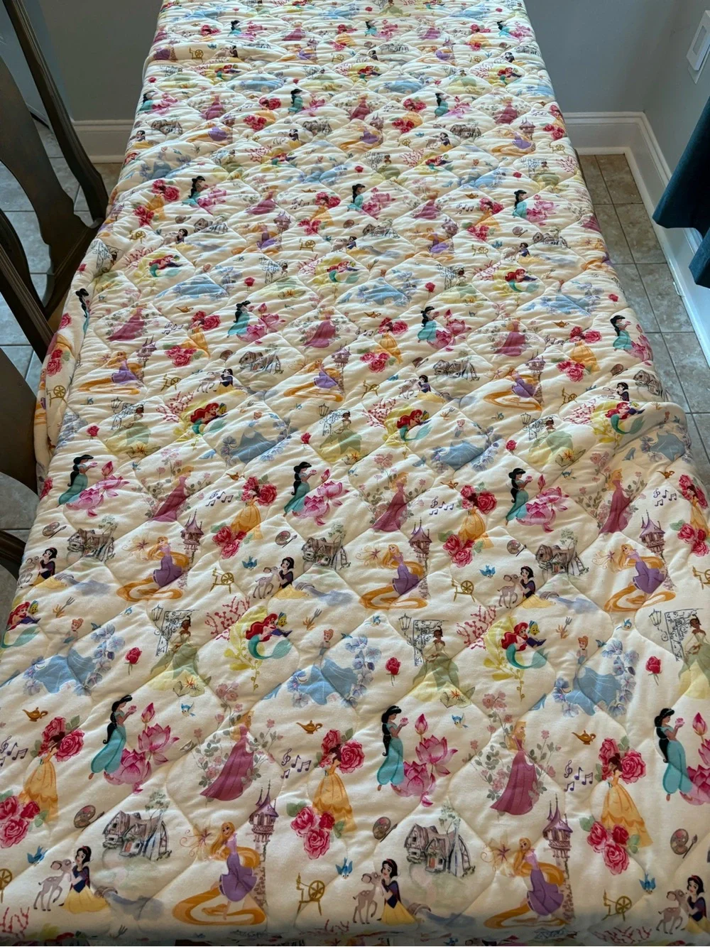 Posh Peanut OG Princess Ball Disney Princess Quilt